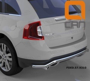 Can Otomotiv FOED.57.9310 защита заднего бампера Ford Edge (2014-) (одинарная волна) d 60