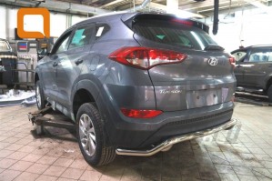 Can Otomotiv HYTU.55.1241 защита заднего бампера Hyundai Tucson (2015-) (волна) d60 кроме High-tech