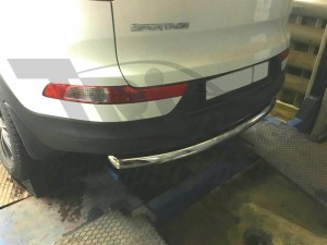 Can Otomotiv KISP.55.1036 защита заднего бампера KIA Sportage (2010-2016) (одинарная) короткая d 60*