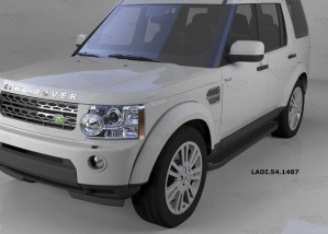 Can Otomotiv LADI.54.1487 пороги алюминиевые (Sapphire Black) Land Rover Discovery 3 (2008-2010)