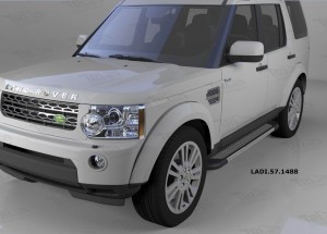 Can Otomotiv LADI.57.1488 пороги алюминиевые (Topaz) Land Rover Discovery 3 (2008-2010)