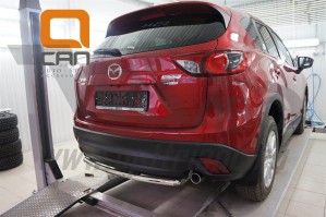 Can Otomotiv MAC5.57.0119 защита заднего бампера Mazda CX5 (2012-2015 /2015-) (одинарная) d 42