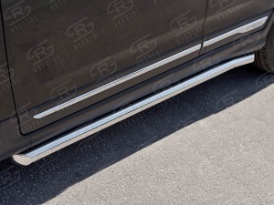 Руссталь CT5T-0022641 пороги труба d63 (вариант 1) на Chery Tiggo 5 2014