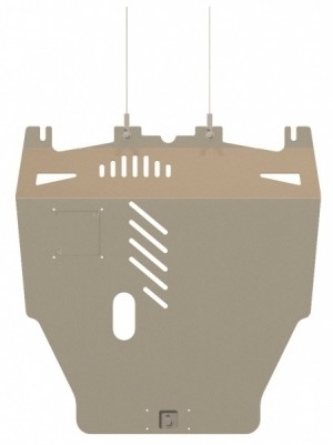 Защита картера и КПП алюминий 5 мм Шериф 09.0971 Honda Civic hatchback 2006–2012