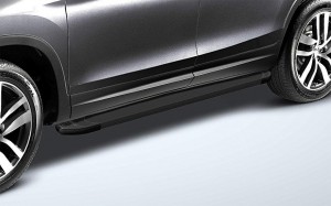 Slitkoff AL-HPL001 пороги алюминиевые "Optima Black" 1800 черные Honda Pilot 2016