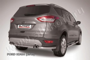 Slitkoff FKG13-008 защита заднего бампера d57 Ford Kuga (2013)