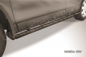 Slitkoff HCRV008B защита порогов d57 труба черная Honda CR-V (2009)