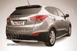 Slitkoff Hix35-009 защита заднего бампера d57 Hyundai ix-35
