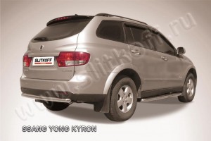 Slitkoff SYK015 защита заднего бампера d57 SsangYong Kyron