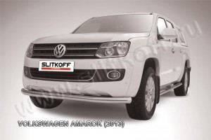Slitkoff VWAM13-004 защита переднего бампера d76 Volkswagen Amarok (2013)