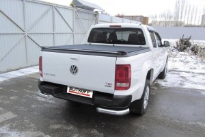 Slitkoff VWAM16-007 защита заднего бампера уголки d76 Volkswagen Amarok (2016)