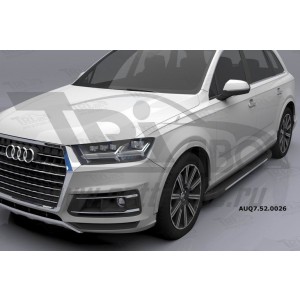 Can Otomotiv AUQ7.52.0026 (A) пороги алюминиевые (Onyx) Audi Q7 (2015-) с панорамной крышей