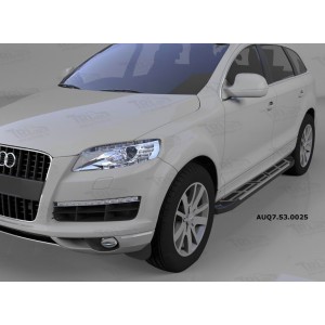 Can Otomotiv AUQ7.53.0025 пороги алюминиевые (Corund Silver) Audi Q7 (2009-2015) (нагр. до 40 кг.)