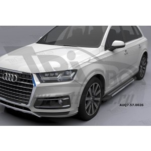 Can Otomotiv AUQ7.57.0026 (A) пороги алюминиевые (Topaz) Audi Q7 (2015-) с панорамной крышей