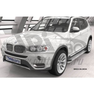 Can Otomotiv BMX3.56.0034 пороги алюминиевые (Opal) BMW X3 (F25 2010-)