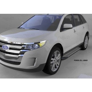 Can Otomotiv FOED.51.1860 пороги алюминиевые (Sapphire Silver) Ford Edge (2014-)
