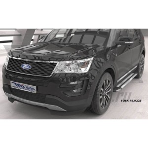 Can Otomotiv FOEX.48.9225 пороги алюминиевые (Brillant) Ford Explorer (2011-/ 2015-) (серебр)
