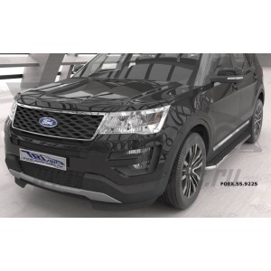 Can Otomotiv FOEX.55.9225 пороги алюминиевые (Ring) Ford Explorer (2011-)