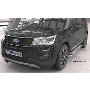 Can Otomotiv FOEX.56.9225 пороги алюминиевые (Opal) Ford Explorer (2011-)