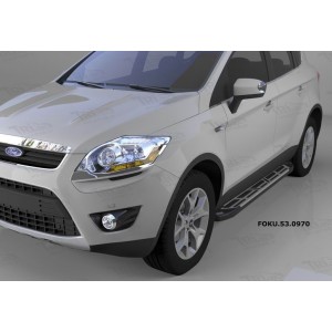 Can Otomotiv FOKU.53.0970 пороги алюминиевые (Corund Silver) Ford Kuga (2008-2013)
