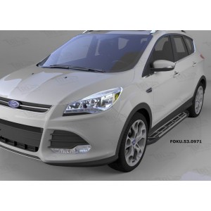Can Otomotiv FOKU.53.0971 пороги алюминиевые (Corund Silver) Ford Kuga (2013-)