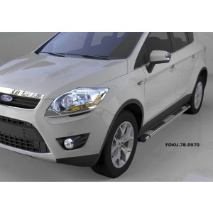 Can Otomotiv FOKU.78.0970 пороги алюминиевые (Emerald silver ) Ford Kuga (2008-2013)