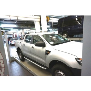 Can Otomotiv FORN.47.1971 пороги алюминиевые (Alyans) Ford Ranger (2012-) 4 дв.