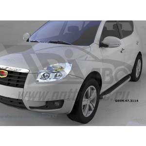 Can Otomotiv GEEM.47.3114 пороги алюминиевые (Alyans) Geely Emgrand X7 (2014-)