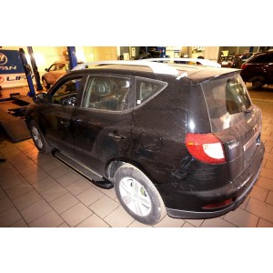 Can Otomotiv GEEM.51.3114 пороги алюминиевые (Sapphire Silver) Geely Emgrand X7 (2014-)