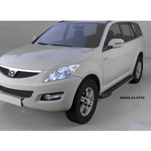 Can Otomotiv GRWA.52.9730 пороги алюминиевые (Onyx) Great Wall Hover H3 (2010-)