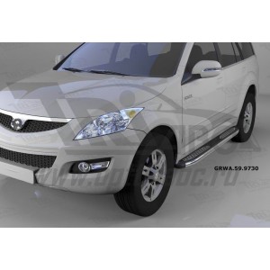 Can Otomotiv GRWA.59.9730 пороги алюминиевые (Zirkon) Great Wall Hover H3 (2010-)