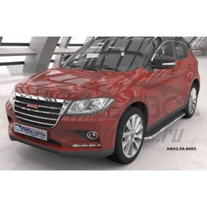 Can Otomotiv HAH2.55.8493 пороги алюминиевые (Ring) Haval H2 (2016-)