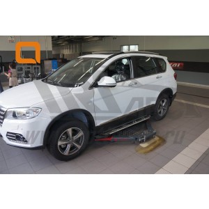 Can Otomotiv HAH6.53.6903 пороги алюминиевые (Corund Silver) Haval H6 (2016-)