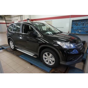Can Otomotiv HOCR.48.1048 пороги алюминиевые (Brillant) Honda CR-V (2012--2014 / 2015-) (серебр)