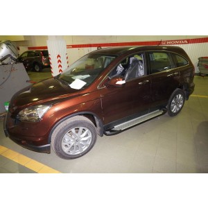 Can Otomotiv HOCR.51.1047 пороги алюминиевые (Sapphire Silver) Honda CR-V (2007-2012)