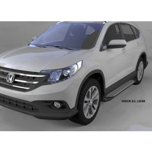 Can Otomotiv HOCR.51.1048 пороги алюминиевые (Sapphire Silver) Honda CR-V (2012-2014 /2015-)