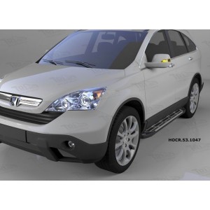 Can Otomotiv HOCR.53.1047 пороги алюминиевые (Corund Silver) Honda CR-V (2007-2012)
