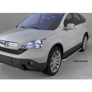 Can Otomotiv HOCR.55.1055 пороги алюминиевые (Ring) Honda CR-V (2007-2012)