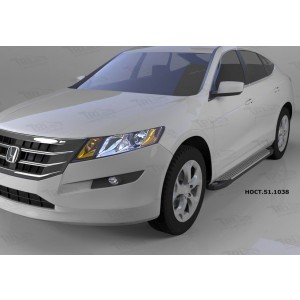 Can Otomotiv HOCT.51.1038 пороги алюминиевые (Sapphire Silver) Honda Crosstour (2010-) (нагр. до 40 кг.)