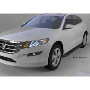 Can Otomotiv HOCT.54.1038 пороги алюминиевые (Sapphire Black) Honda Crosstour (2010-) (нагр. до 40 кг.)