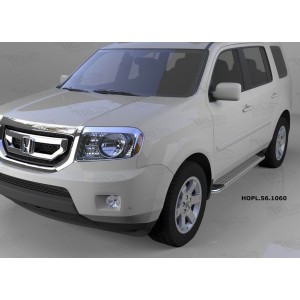 Can Otomotiv HOPL.56.1060 пороги алюминиевые (Opal) Honda Pilot (2008-2010/2010-2015)