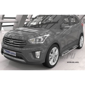 Can Otomotiv HYCR.59.1431 пороги алюминиевые (Zirkon) Hyundai Creta (2016-)