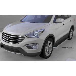 Can Otomotiv HYGS.55.1101 пороги алюминиевые (Ring) Hyundai Grand Santa Fe (2013-)