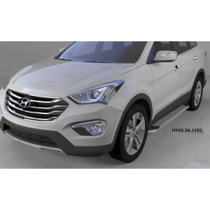 Can Otomotiv HYGS.56.1101 пороги алюминиевые (Opal) Hyundai Grand Santa Fe (2013-)