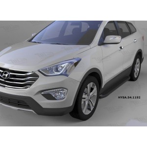 Can Otomotiv HYSA.54.1192 пороги алюминиевые (Sapphire Black) Hyundai Santa Fe (2012-/2013-/2015-)