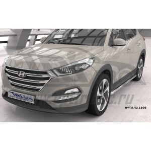 Can Otomotiv HYTU.43.1506 защита штатных порогов Hyundai Tucson (2015-) d 60*