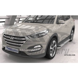 Can Otomotiv HYTU.56.1330 пороги алюминиевые (Opal) Hyundai Tucson (2015-)