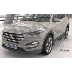 Can Otomotiv HYTU.59.1330 пороги алюминиевые (Zirkon) Hyundai Tucson (2015-)