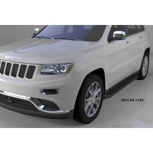 Can Otomotiv JECH.54.1320 пороги алюминиевые (Sapphire Black) Jeep Grand Cherokee (2011-) (кроме SRT)