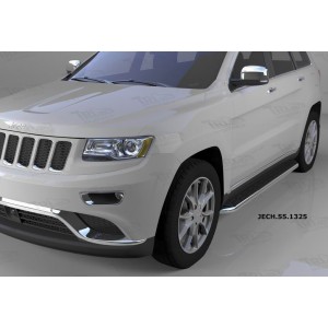 Can Otomotiv JECH.55.1325 пороги алюминиевые (Ring) Jeep Grand Cherokee (2011-) (кроме SRT)